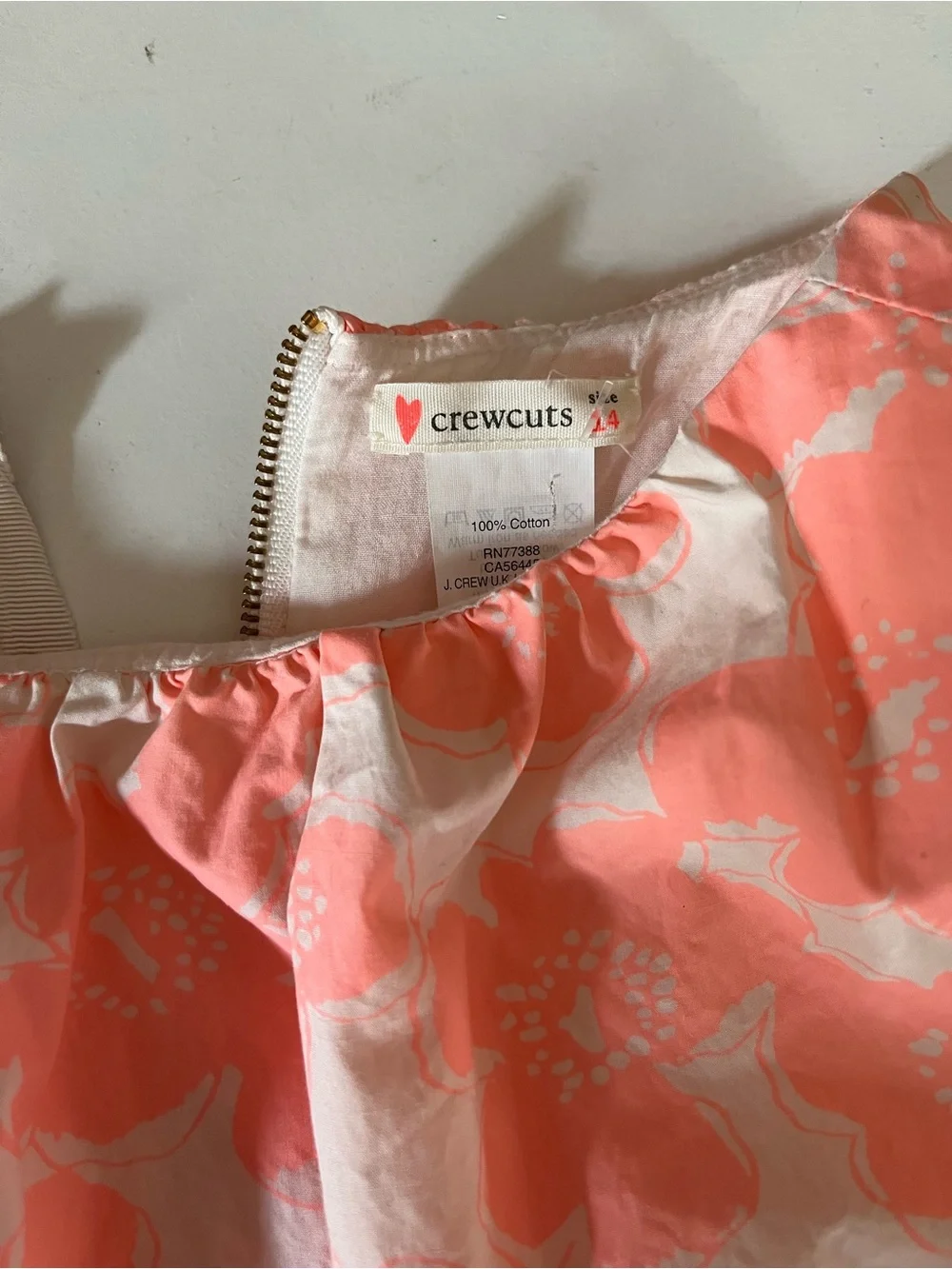 Crewcuts by J. Crew girls' sleeveless bubble-hem dress vibrant coral wedding 14